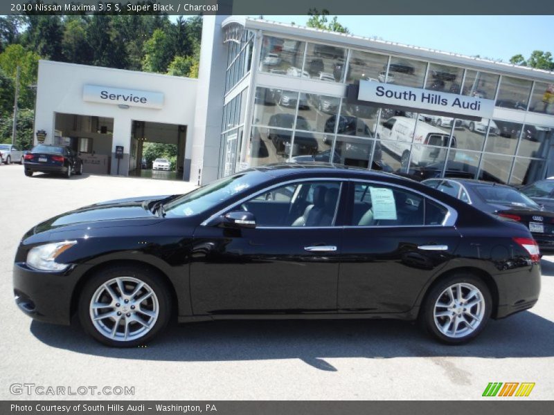 Super Black / Charcoal 2010 Nissan Maxima 3.5 S