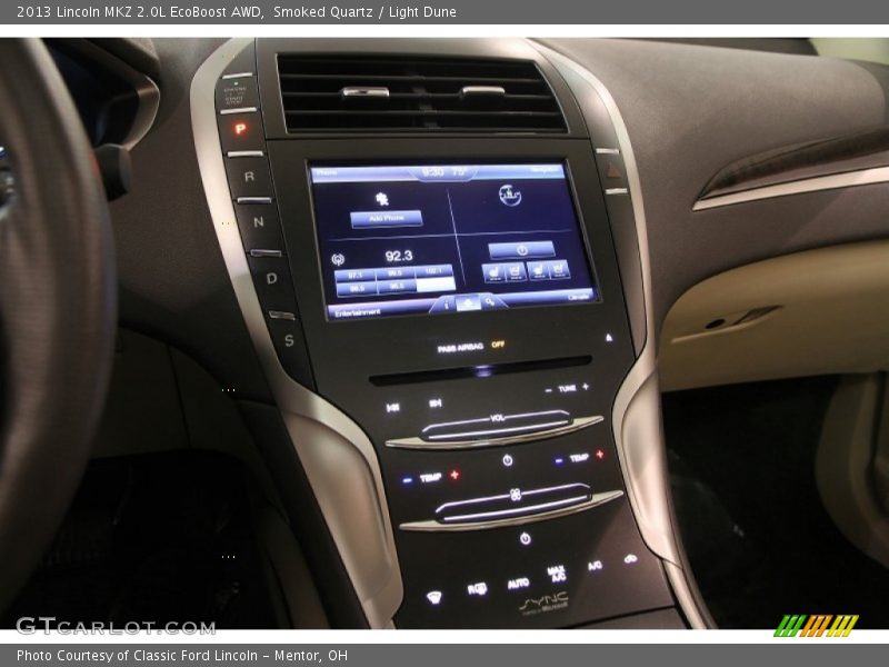 Smoked Quartz / Light Dune 2013 Lincoln MKZ 2.0L EcoBoost AWD