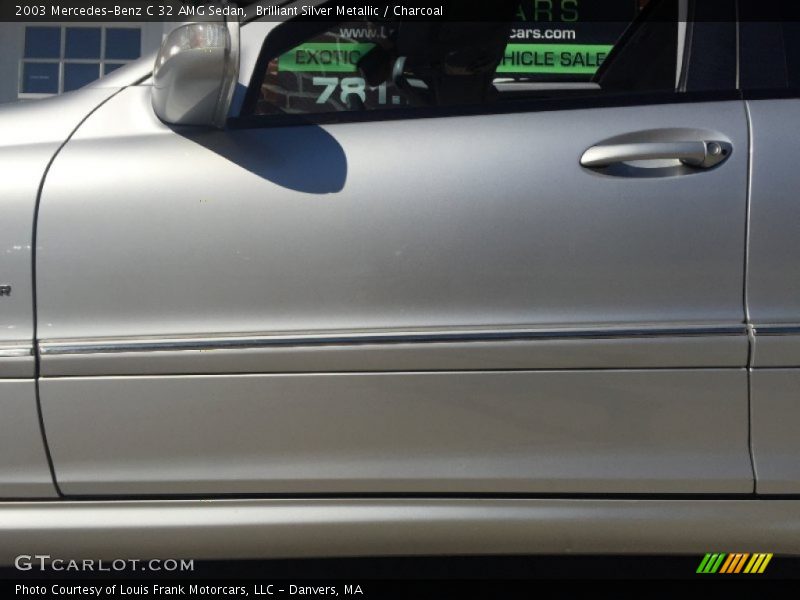 Brilliant Silver Metallic / Charcoal 2003 Mercedes-Benz C 32 AMG Sedan