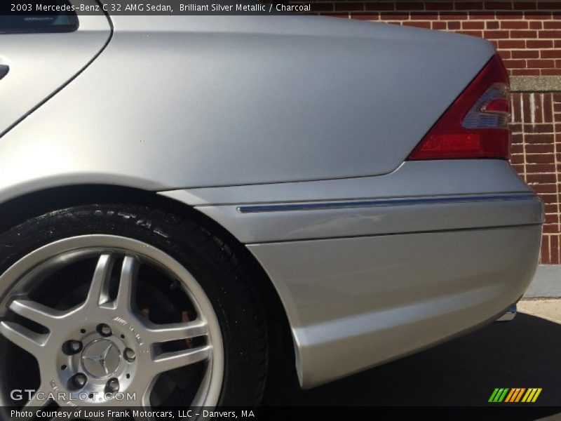 Brilliant Silver Metallic / Charcoal 2003 Mercedes-Benz C 32 AMG Sedan