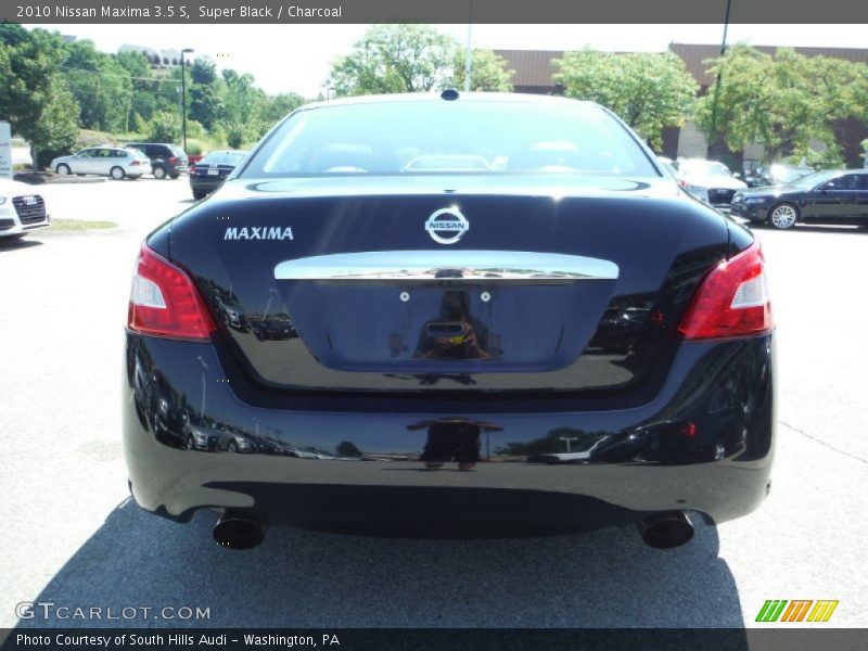 Super Black / Charcoal 2010 Nissan Maxima 3.5 S