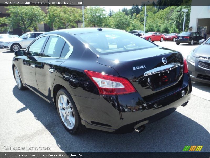Super Black / Charcoal 2010 Nissan Maxima 3.5 S
