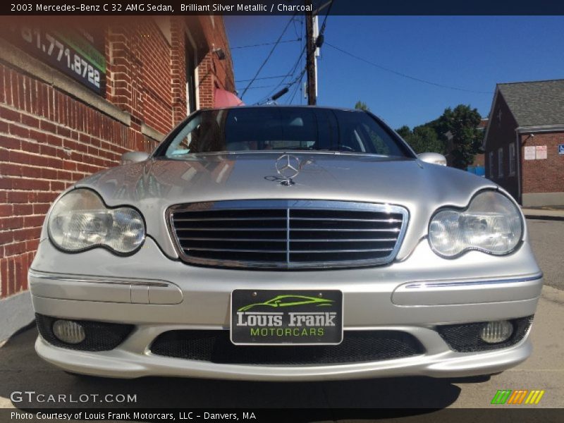 Brilliant Silver Metallic / Charcoal 2003 Mercedes-Benz C 32 AMG Sedan