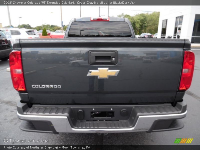 Cyber Gray Metallic / Jet Black/Dark Ash 2016 Chevrolet Colorado WT Extended Cab 4x4