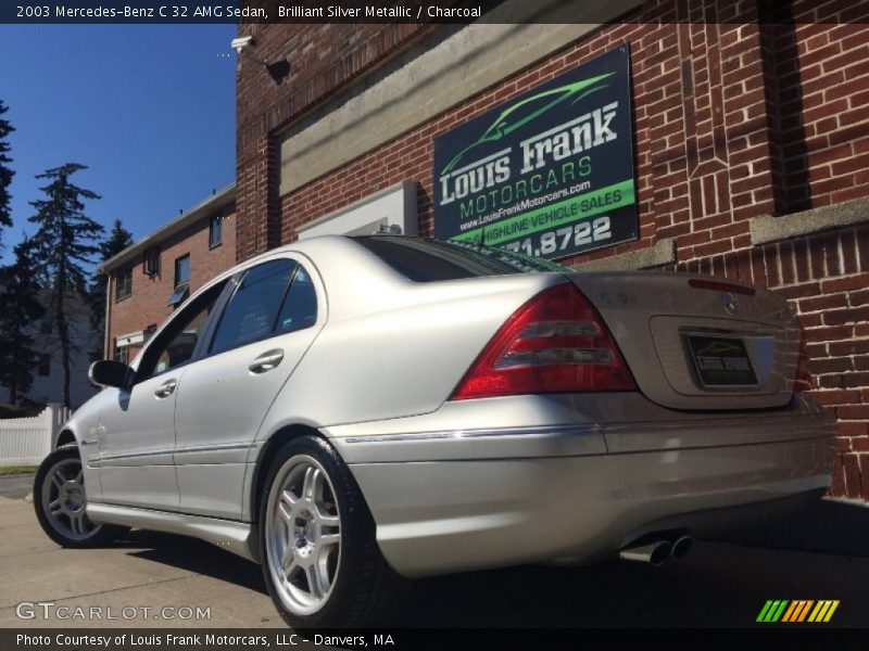 Brilliant Silver Metallic / Charcoal 2003 Mercedes-Benz C 32 AMG Sedan