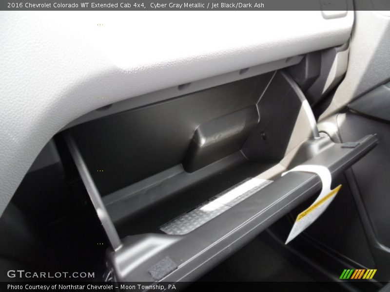 Cyber Gray Metallic / Jet Black/Dark Ash 2016 Chevrolet Colorado WT Extended Cab 4x4