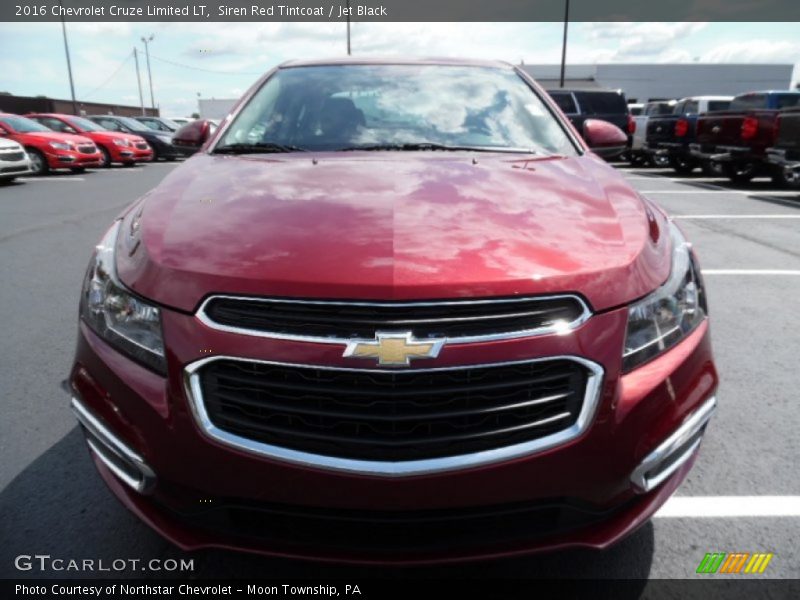 Siren Red Tintcoat / Jet Black 2016 Chevrolet Cruze Limited LT
