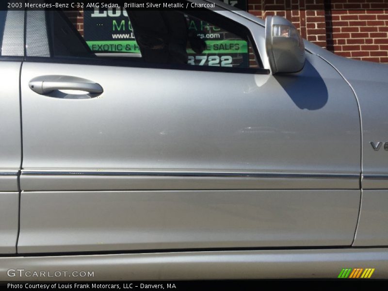 Brilliant Silver Metallic / Charcoal 2003 Mercedes-Benz C 32 AMG Sedan