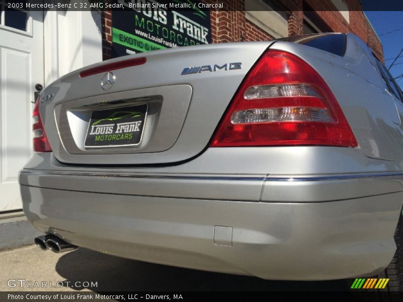 Brilliant Silver Metallic / Charcoal 2003 Mercedes-Benz C 32 AMG Sedan