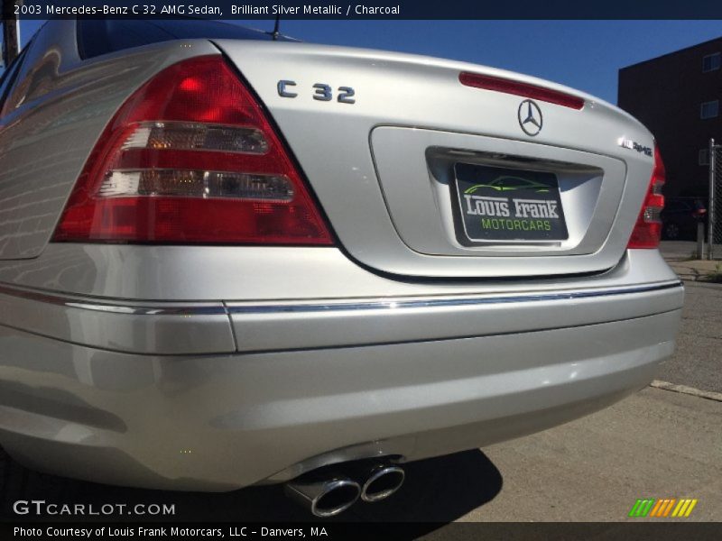 Brilliant Silver Metallic / Charcoal 2003 Mercedes-Benz C 32 AMG Sedan