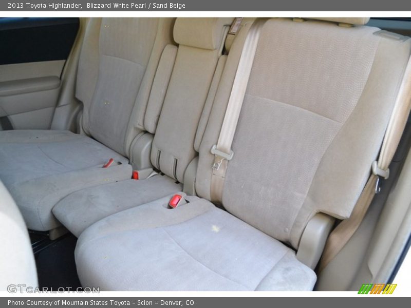 Blizzard White Pearl / Sand Beige 2013 Toyota Highlander