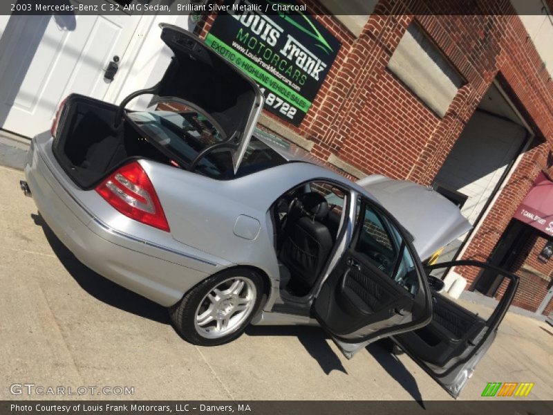 Brilliant Silver Metallic / Charcoal 2003 Mercedes-Benz C 32 AMG Sedan
