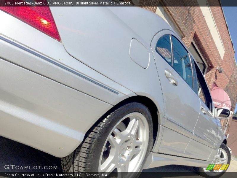 Brilliant Silver Metallic / Charcoal 2003 Mercedes-Benz C 32 AMG Sedan