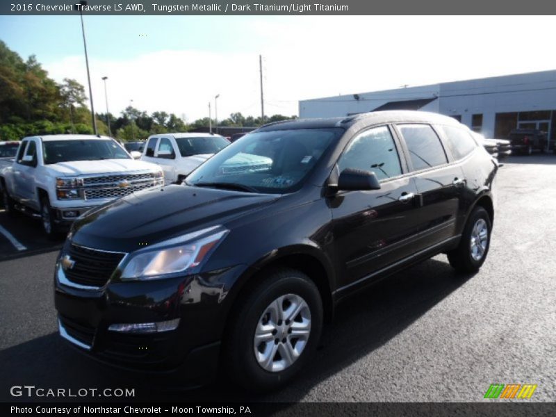 Tungsten Metallic / Dark Titanium/Light Titanium 2016 Chevrolet Traverse LS AWD
