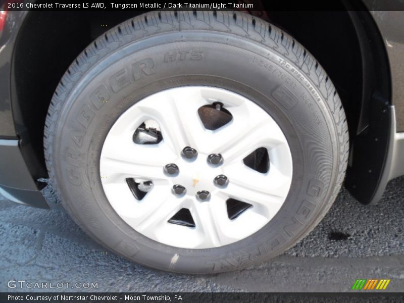 Tungsten Metallic / Dark Titanium/Light Titanium 2016 Chevrolet Traverse LS AWD
