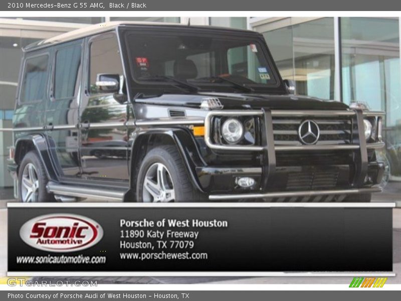 Black / Black 2010 Mercedes-Benz G 55 AMG