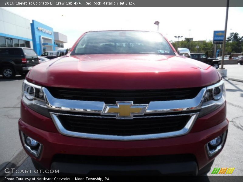 Red Rock Metallic / Jet Black 2016 Chevrolet Colorado LT Crew Cab 4x4