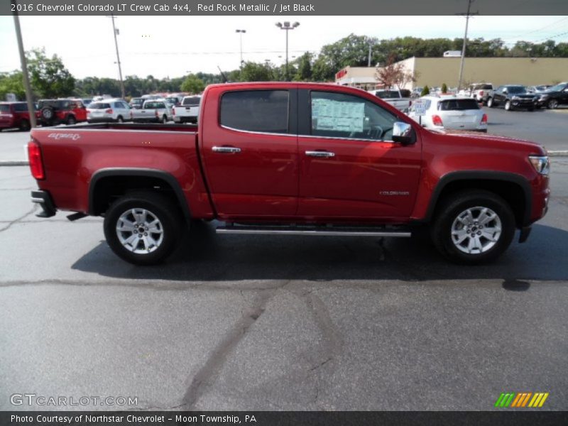 Red Rock Metallic / Jet Black 2016 Chevrolet Colorado LT Crew Cab 4x4