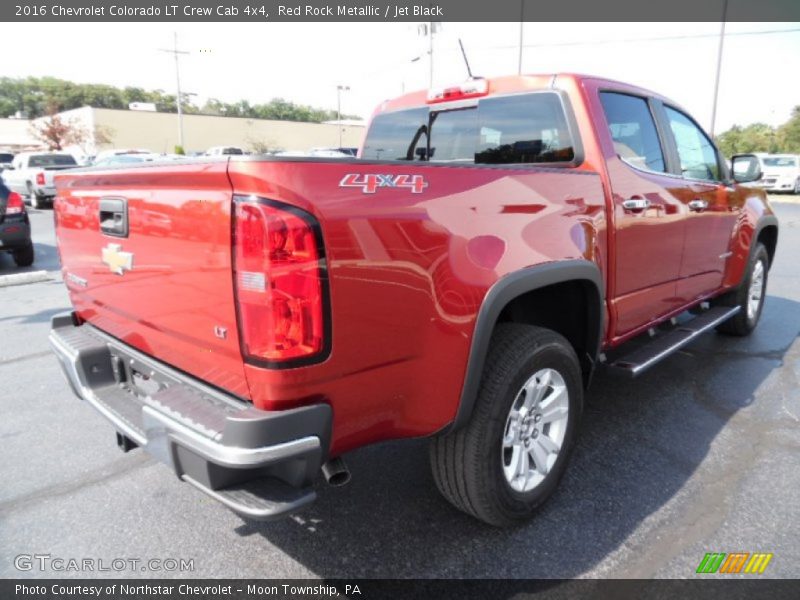 Red Rock Metallic / Jet Black 2016 Chevrolet Colorado LT Crew Cab 4x4