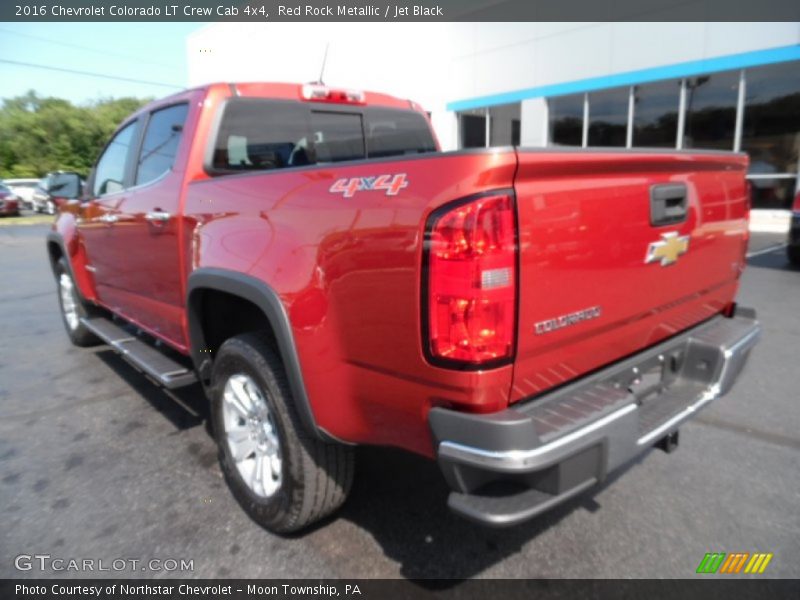 Red Rock Metallic / Jet Black 2016 Chevrolet Colorado LT Crew Cab 4x4