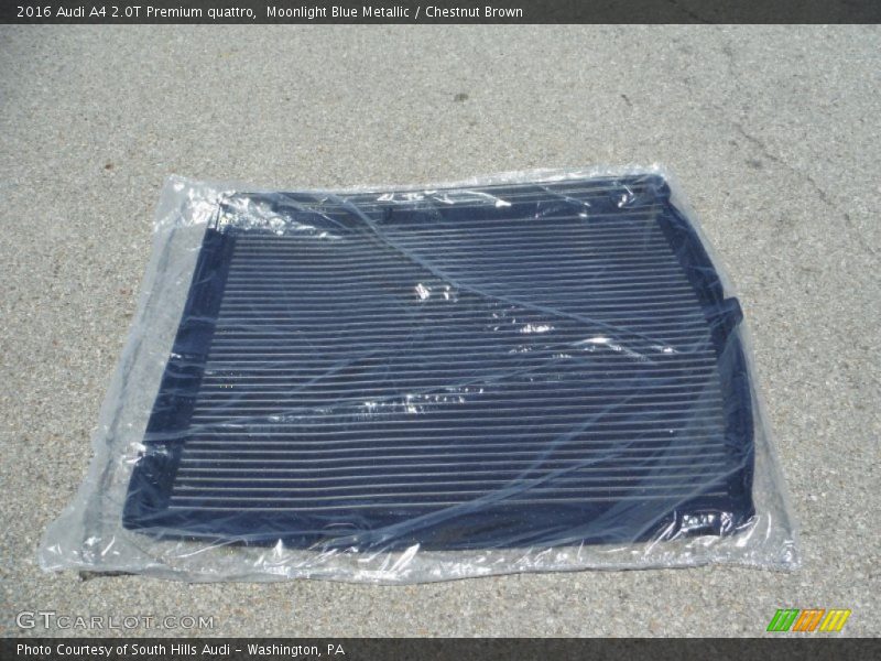 Moonlight Blue Metallic / Chestnut Brown 2016 Audi A4 2.0T Premium quattro