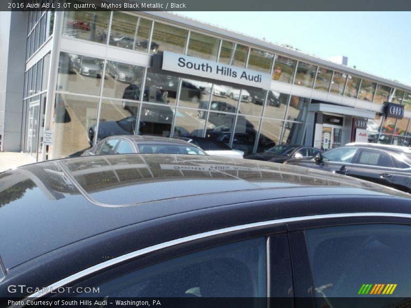 Mythos Black Metallic / Black 2016 Audi A8 L 3.0T quattro