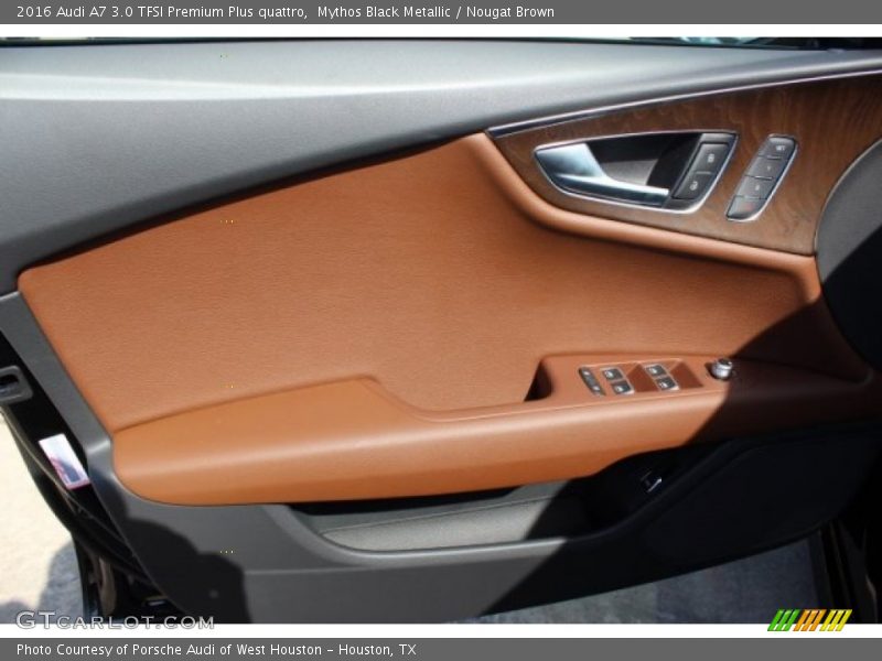 Mythos Black Metallic / Nougat Brown 2016 Audi A7 3.0 TFSI Premium Plus quattro