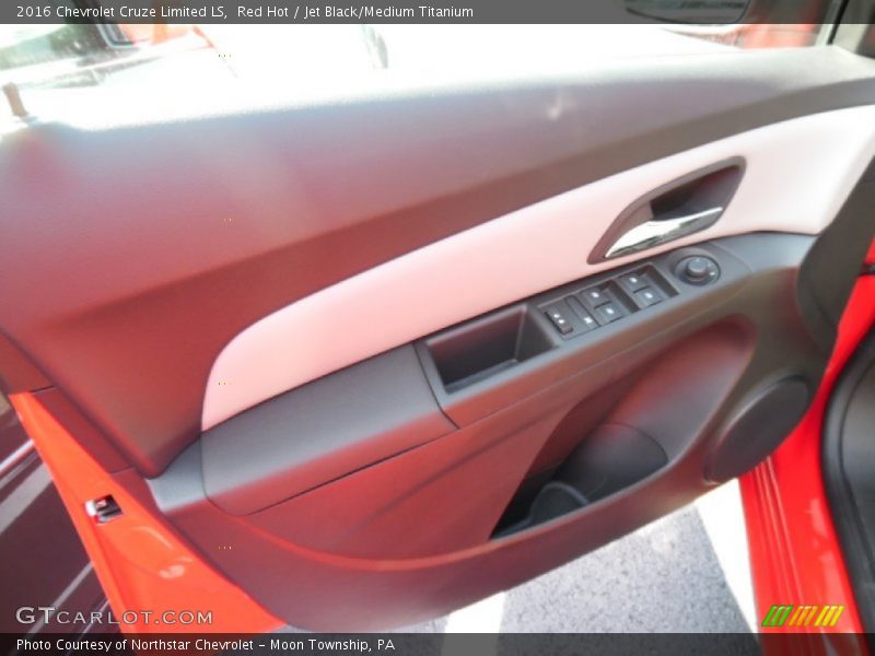Red Hot / Jet Black/Medium Titanium 2016 Chevrolet Cruze Limited LS