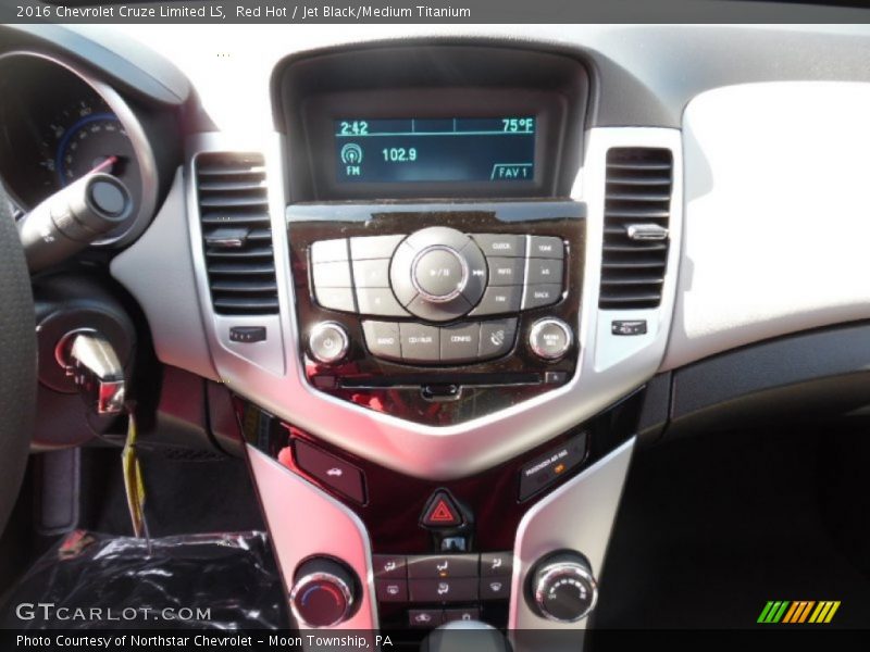 Red Hot / Jet Black/Medium Titanium 2016 Chevrolet Cruze Limited LS