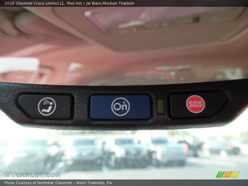 Red Hot / Jet Black/Medium Titanium 2016 Chevrolet Cruze Limited LS