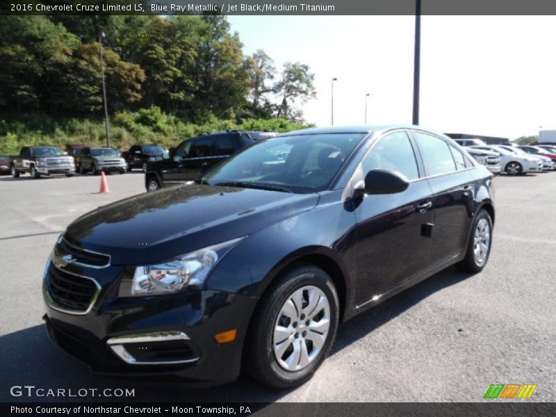Blue Ray Metallic / Jet Black/Medium Titanium 2016 Chevrolet Cruze Limited LS