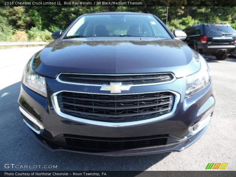 Blue Ray Metallic / Jet Black/Medium Titanium 2016 Chevrolet Cruze Limited LS