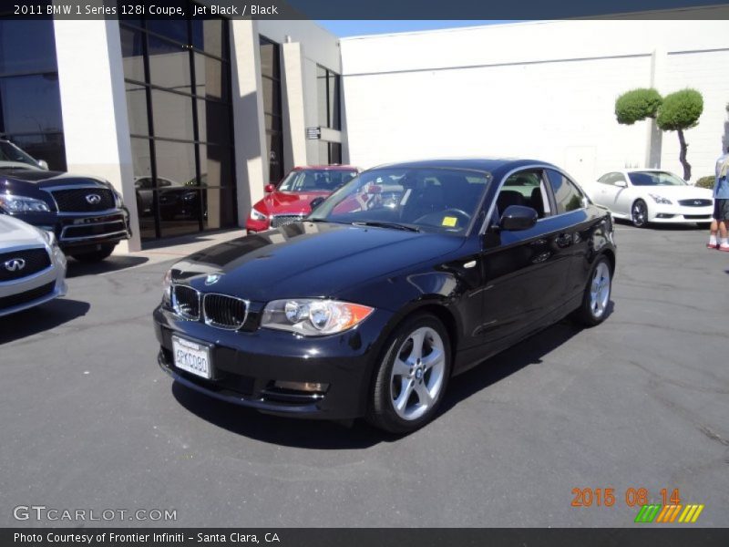 Jet Black / Black 2011 BMW 1 Series 128i Coupe