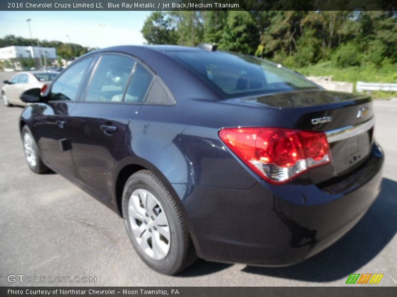 Blue Ray Metallic / Jet Black/Medium Titanium 2016 Chevrolet Cruze Limited LS