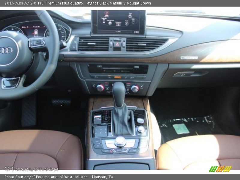 Mythos Black Metallic / Nougat Brown 2016 Audi A7 3.0 TFSI Premium Plus quattro