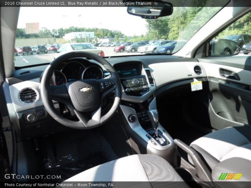 Blue Ray Metallic / Jet Black/Medium Titanium 2016 Chevrolet Cruze Limited LS