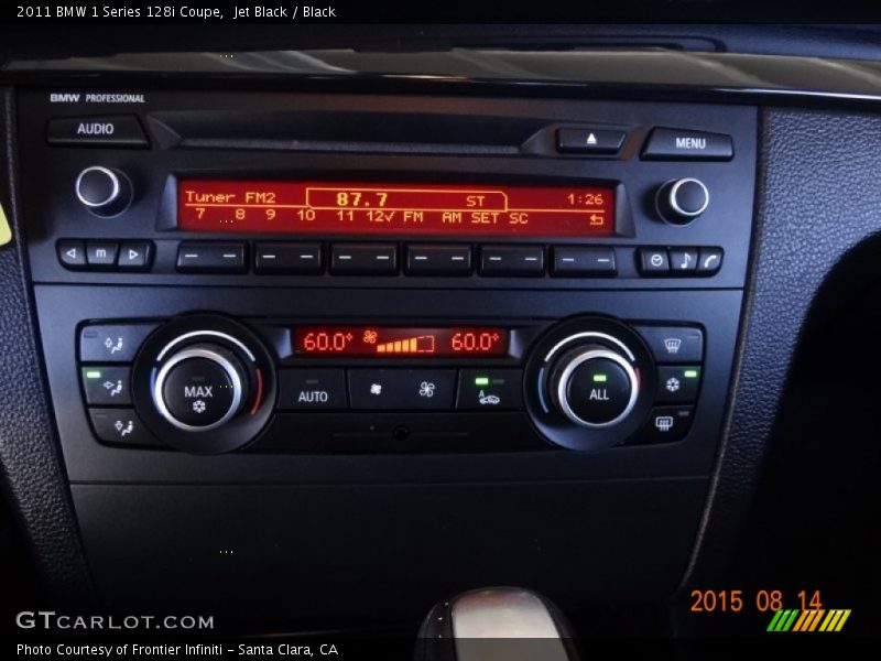 Jet Black / Black 2011 BMW 1 Series 128i Coupe