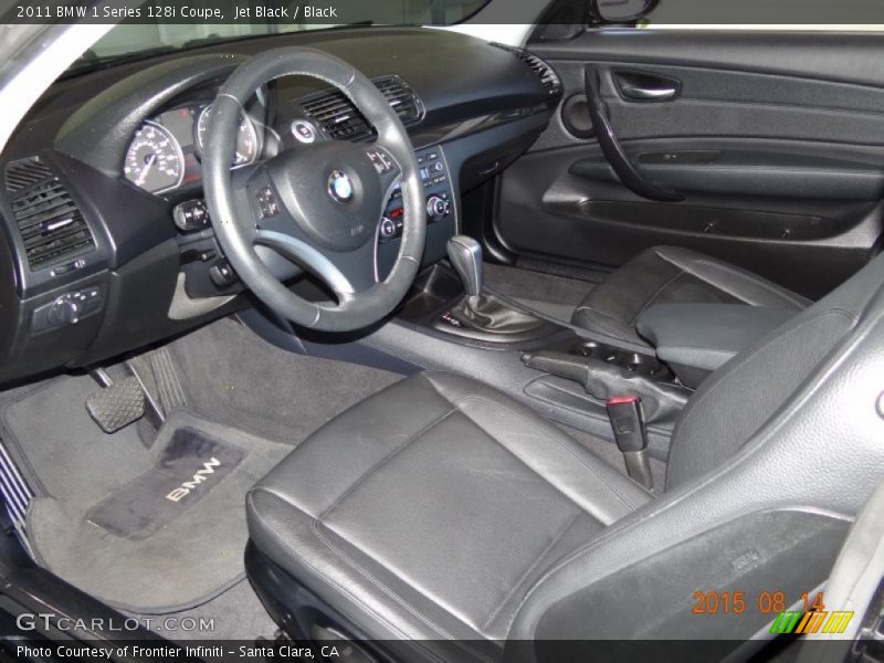 Jet Black / Black 2011 BMW 1 Series 128i Coupe