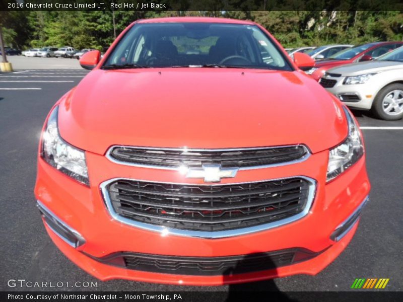 Red Hot / Jet Black 2016 Chevrolet Cruze Limited LT