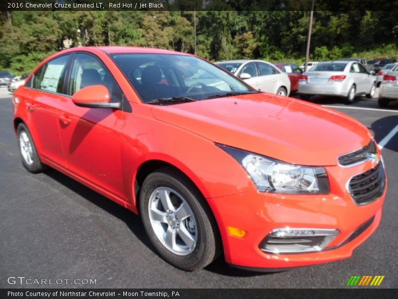 Red Hot / Jet Black 2016 Chevrolet Cruze Limited LT