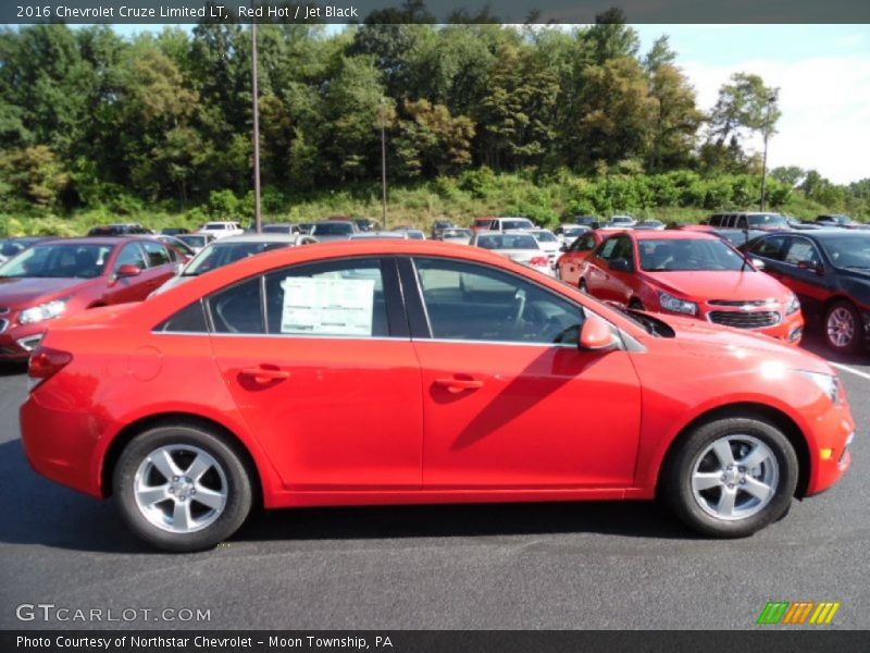Red Hot / Jet Black 2016 Chevrolet Cruze Limited LT