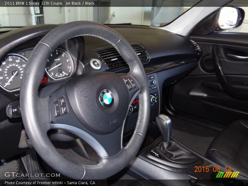 Jet Black / Black 2011 BMW 1 Series 128i Coupe