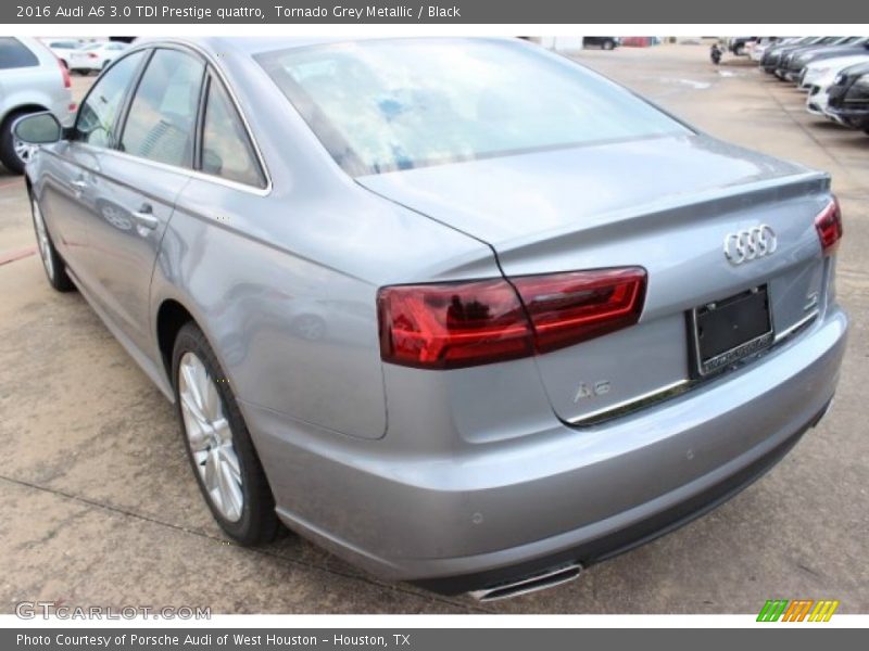 Tornado Grey Metallic / Black 2016 Audi A6 3.0 TDI Prestige quattro