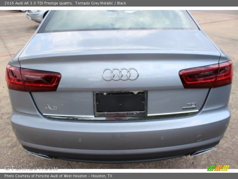 Tornado Grey Metallic / Black 2016 Audi A6 3.0 TDI Prestige quattro