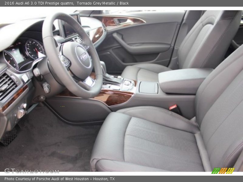Tornado Grey Metallic / Black 2016 Audi A6 3.0 TDI Prestige quattro