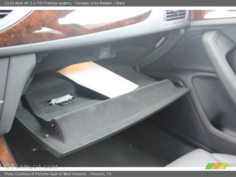Tornado Grey Metallic / Black 2016 Audi A6 3.0 TDI Prestige quattro
