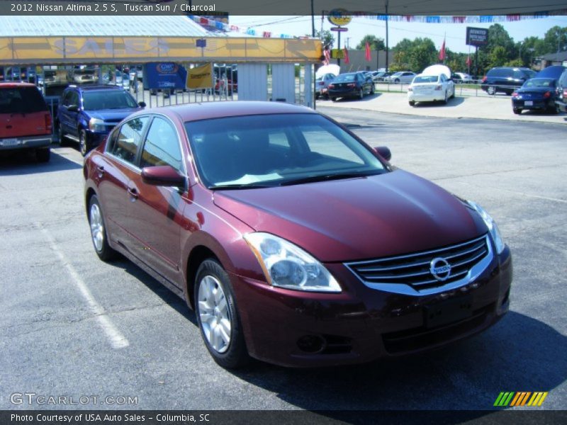 Tuscan Sun / Charcoal 2012 Nissan Altima 2.5 S