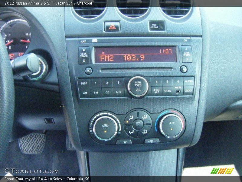 Tuscan Sun / Charcoal 2012 Nissan Altima 2.5 S