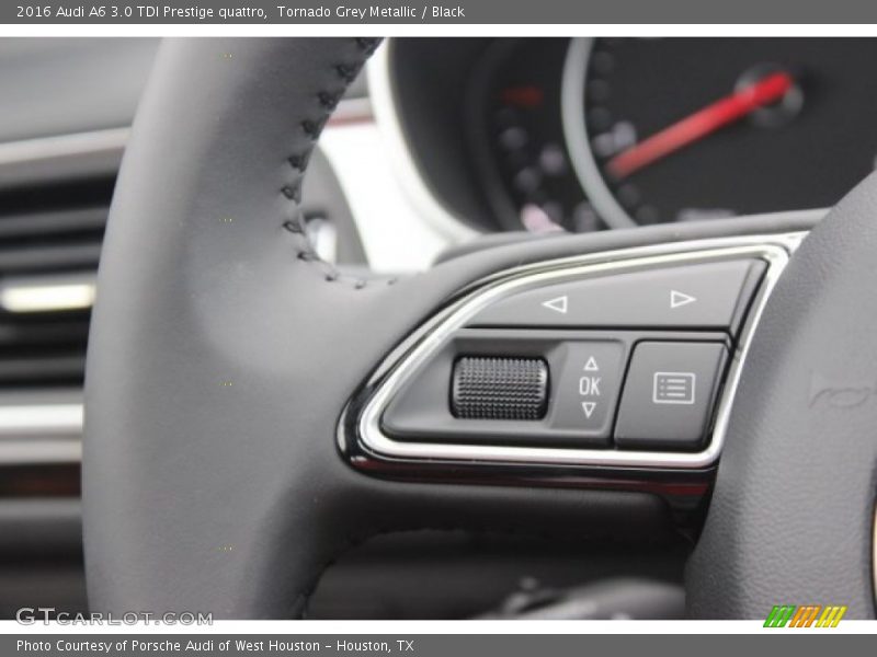 Tornado Grey Metallic / Black 2016 Audi A6 3.0 TDI Prestige quattro