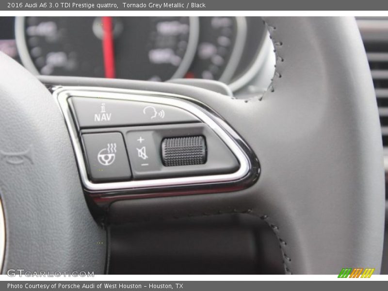 Tornado Grey Metallic / Black 2016 Audi A6 3.0 TDI Prestige quattro